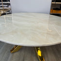 Salontafel marmerlook Grandeur goud